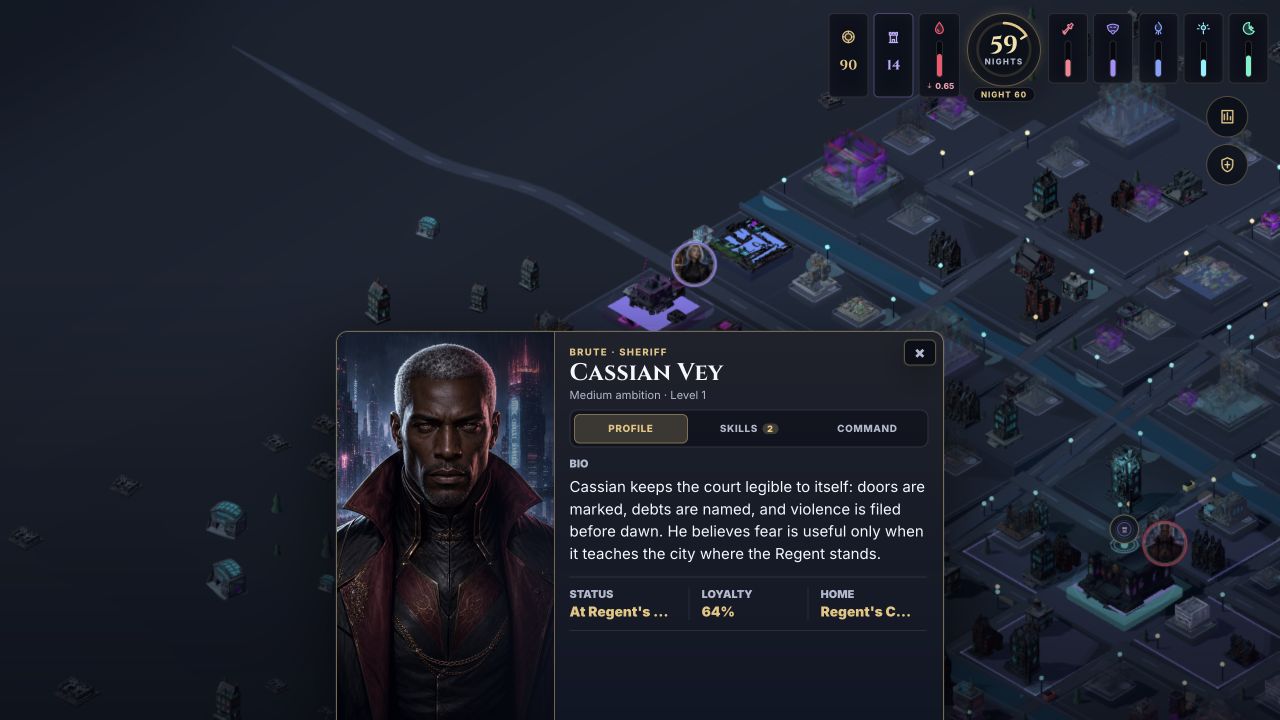 Characters And Court screenshot